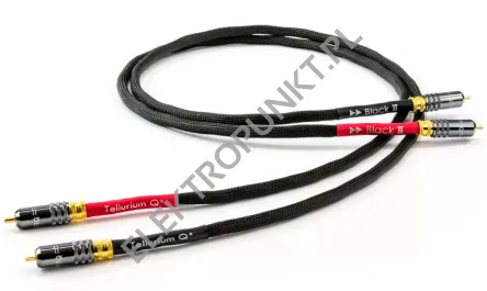 Tellurium Q Black II RCA 1.0m - TRANSPORT GRATIS - 10 rat 0 procent